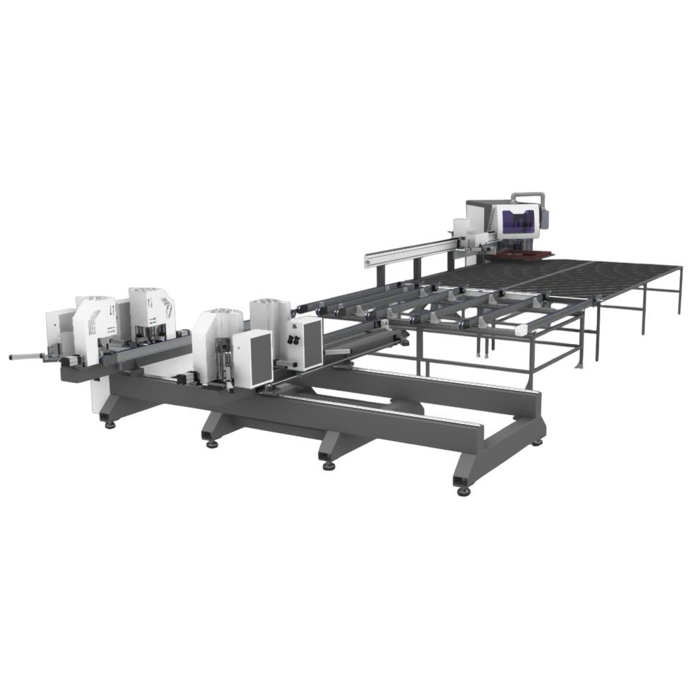 OST-1000 4-hlavé svařovací a CNC začišťovací centrum